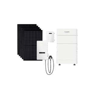 GoodWe 11.4kW Hybrid Inverter (with EV Charger Option) + Dyness Tower T10 (10.24kWh) Battery + 14.76kW U.S.-Made 410W Black PERC Solar Panels
