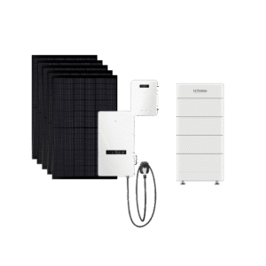 GoodWe 11.4kW Hybrid Inverter (with EV Charger Option) + Dyness T14 14.34kWh Battery + 14.76kW U.S.-Made 410W Black PERC Solar Panels