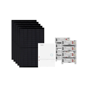 Hoymiles 11.5kW Hybrid Inverter + Deye 20.4kWh LFP Battery System + 14.76kW U.S.-Made 410W Black PERC Solar Panels