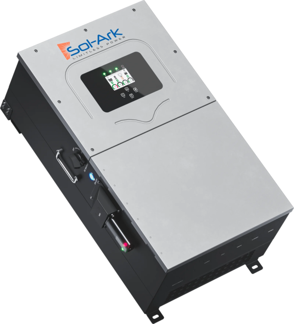 Sol-Ark 15kW Hybrid Inverter + 20.4kWh (4×5.1kWh) Deye Battery Storage + 14.76kW U.S.-Made All-Black 410W PERC Solar Panels - Image 3