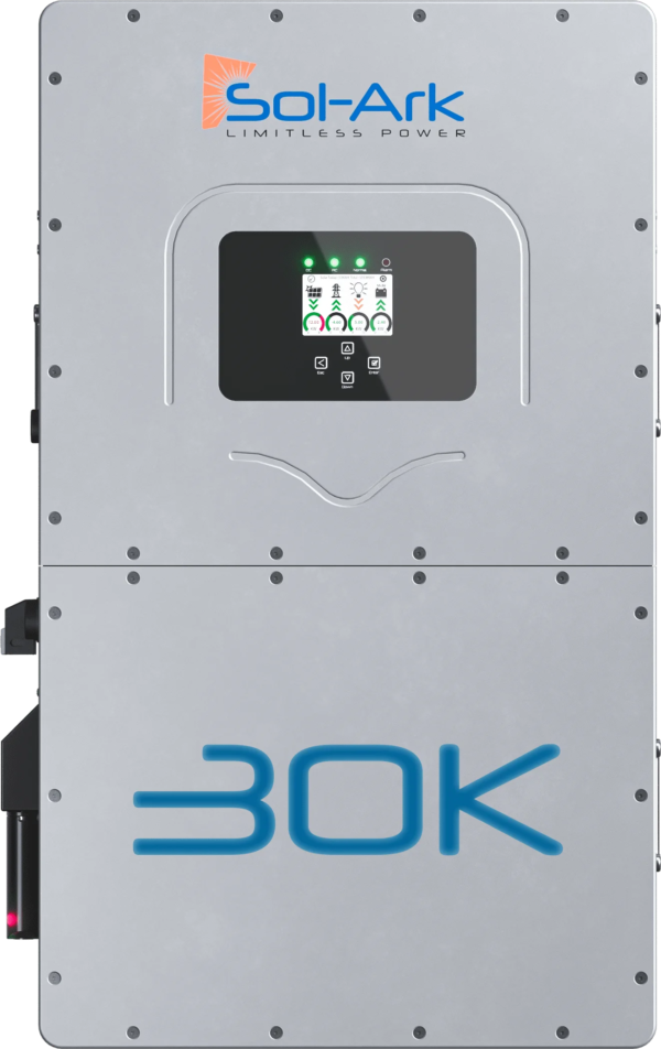 Sol-Ark 30kW Hybrid Inverter (120/208V 3-Phase) + Deye BOS-G 60kWh Indoor Battery Rack + 33kW U.S.-Made 550W Solar Panels - Image 3