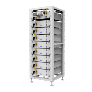 Indoor LFP Battery Rack – 40kWh System (DEYE-Compatible, Closed-Loop with Sol-Ark )